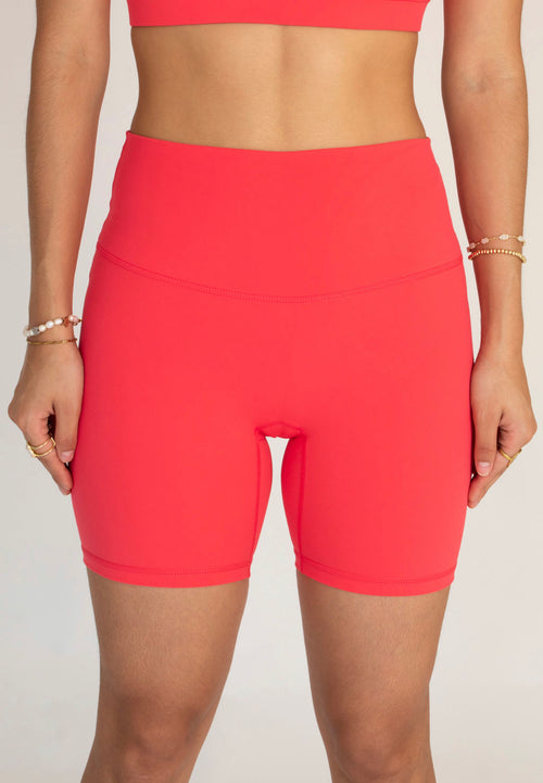 Biker Shorts Peach Red