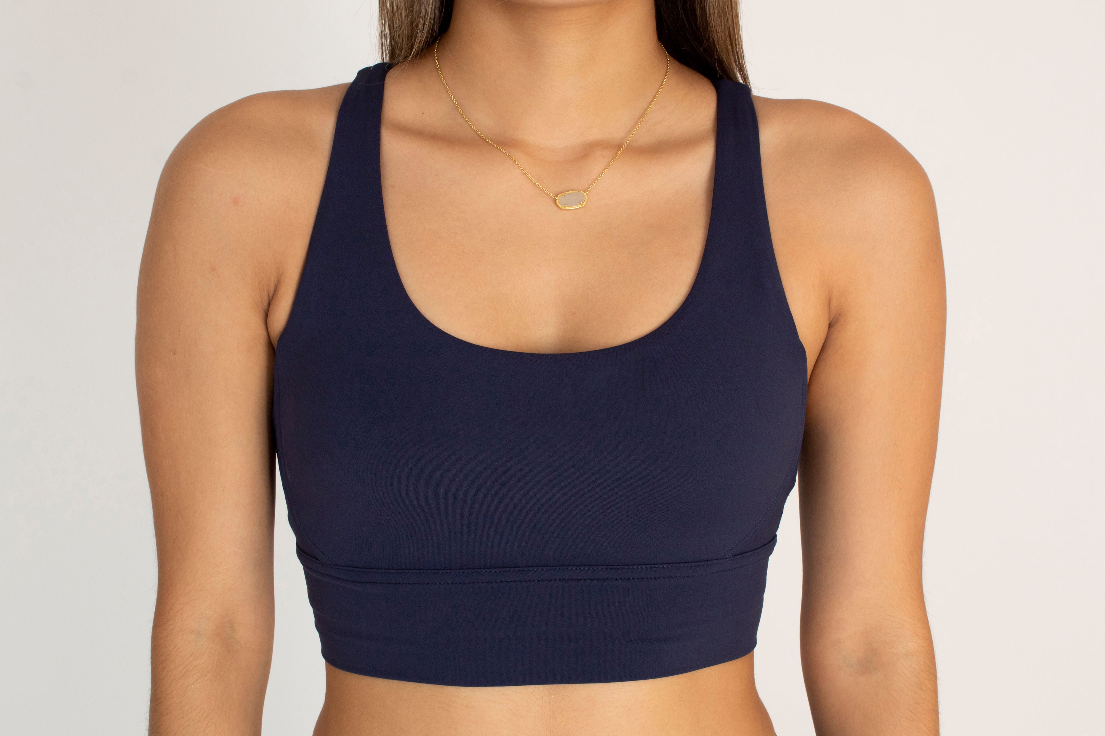 Top Medio Navy Blue